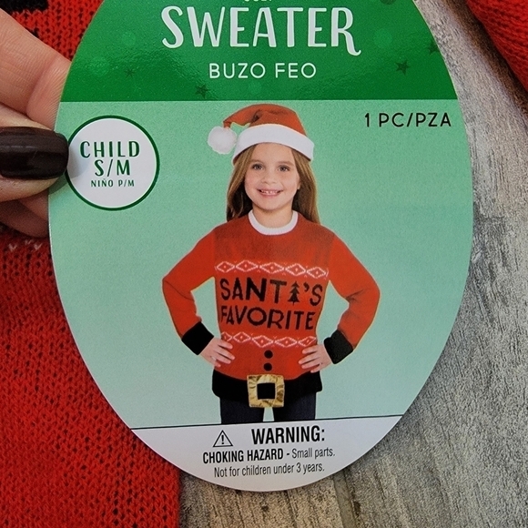 2/$20 NWT Christmas Sweater S/M - Picture 3 of 9